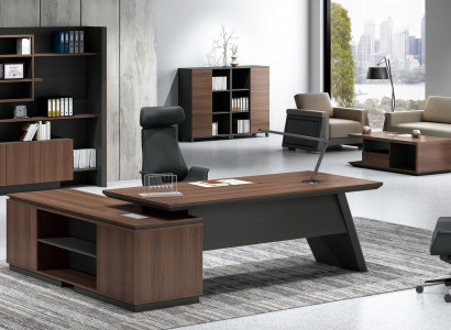 Office setup table with drawers study home office